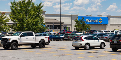 Walmart parking lot