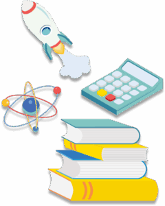 Illustration of STEM-related objects