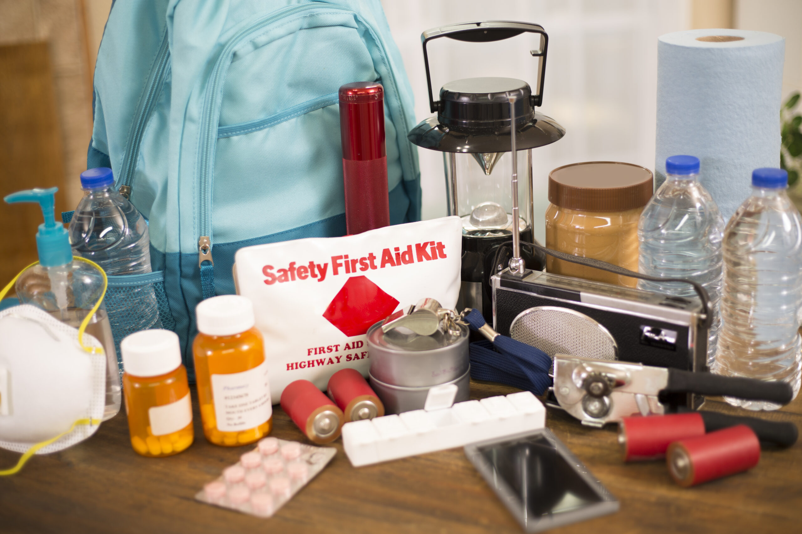 Emergency preparedness natural disaster supplies. Medicine Safety Kit