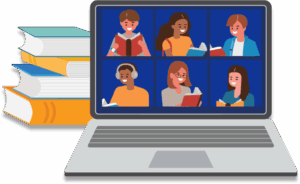 Illustration of a teleconference